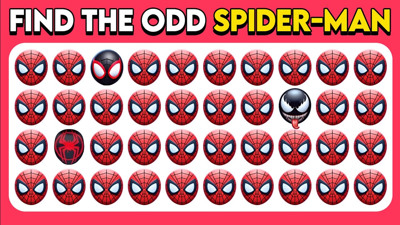 Find the ODD Spider-Man – Marvel Spider-Man 2 Game Edition Quiz! 🕷️🦸‍♂️