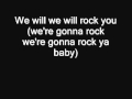 Five-We will rock you lyrics 