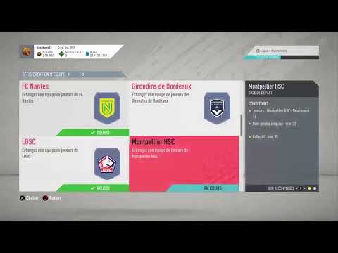 FIFA20 SBC / DCE LIGUE 1 CONFORAMA - MONTPELLIER HSC - SOLUTION PAS CHER