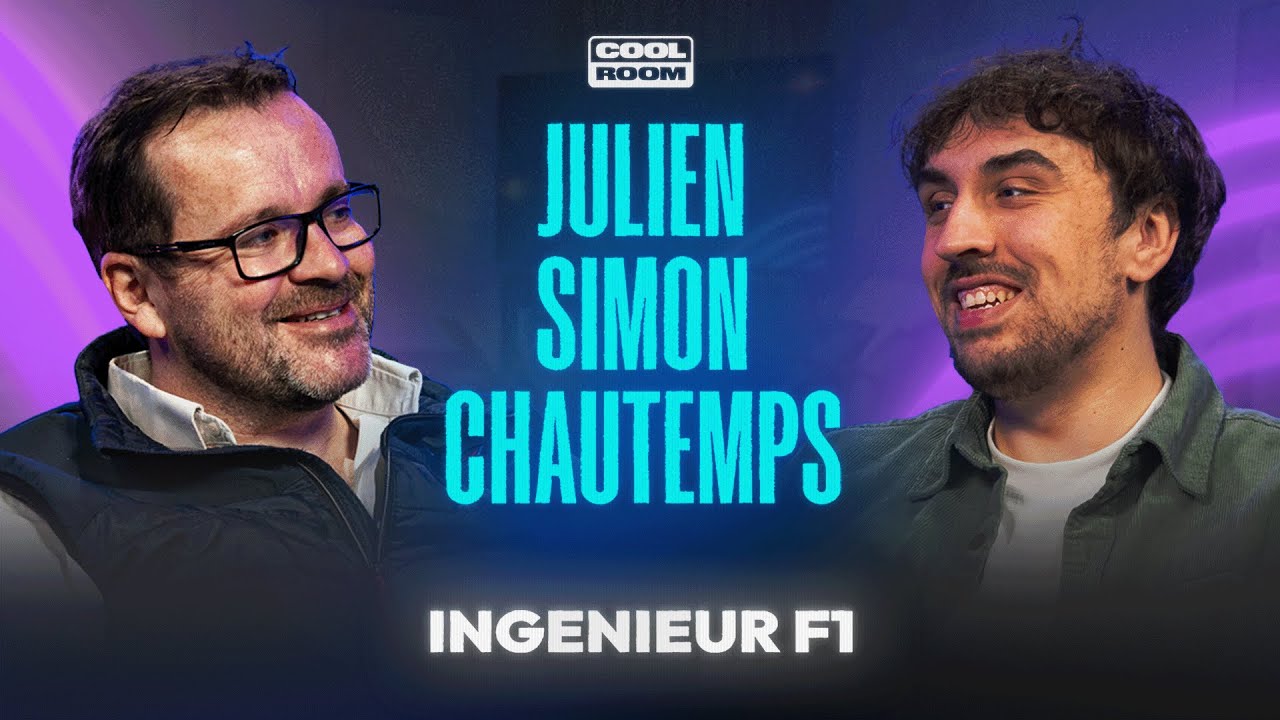 LES SECRETS D'UN INGÉNIEUR EN FORMULE 1 (RÄIKKÖNEN, GROSJEAN...) - Cool Room Julien Simon-Chautemps