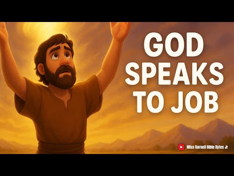 “When God Spoke to Job  | Bible Story for Kids | Job 38 Explained”