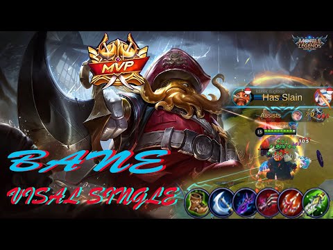 Hypercarry Flameshot Bane Destroy The Meta-MVP - Mobile Legends