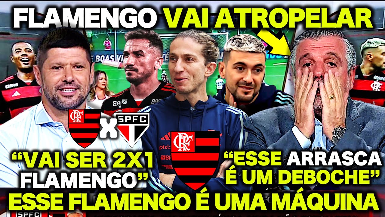 PASCOAL e FABIO LUCIANO RASGAM ELOGIOS ao FLAMENGO ! "FLAMENGO VAI ATROPELAR" FLAMENGO X SÃO PAULO