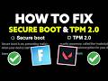 How To Enable Secure Boot TPM 2 0 100 Works