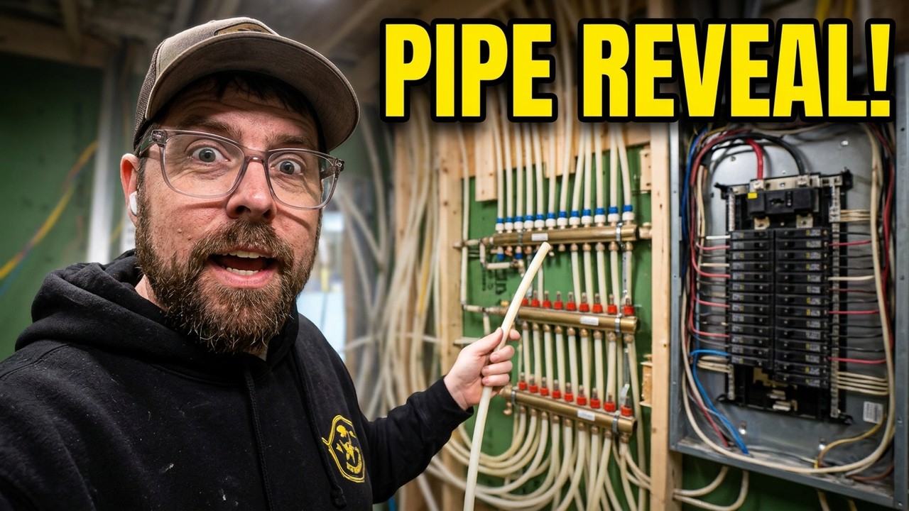 Mechanical Room Radiant Pipe Layout