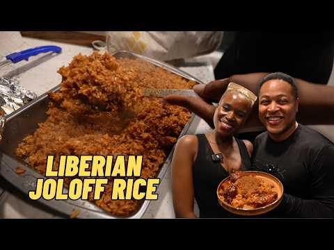 Learning How to Make Jollof Rice (THE LIBERIAN WAY!!)