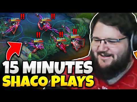 15 Minutes of Pink Ward being a MASTERMIND on AP Shaco... (MONTAGE)