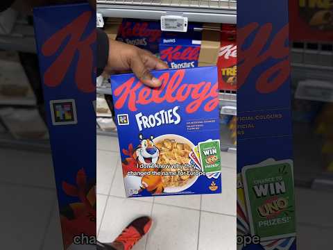 Kellogg Frosted Flakes Are Called THIS In Europe. Why? #kelloggs #youtubehighfive @youtubecreators