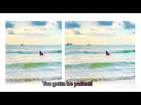 Chichen’s first surf in Khao Lak 2021