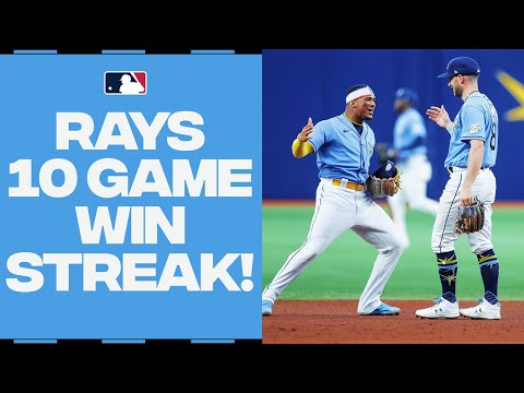 10 STRAIGHT WINS to start the year!! The Rays are SCORCHING hot! (Dominant on both sides of field)