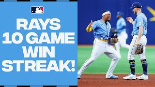 10 STRAIGHT WINS to start the year!! The Rays are SCORCHING hot! (Dominant on both sides of field)