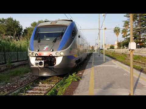 Treno Regionale Minuetto ME 013 Regionale Tropea Line 22681 Lamezia Terme Centrale-Rosarno