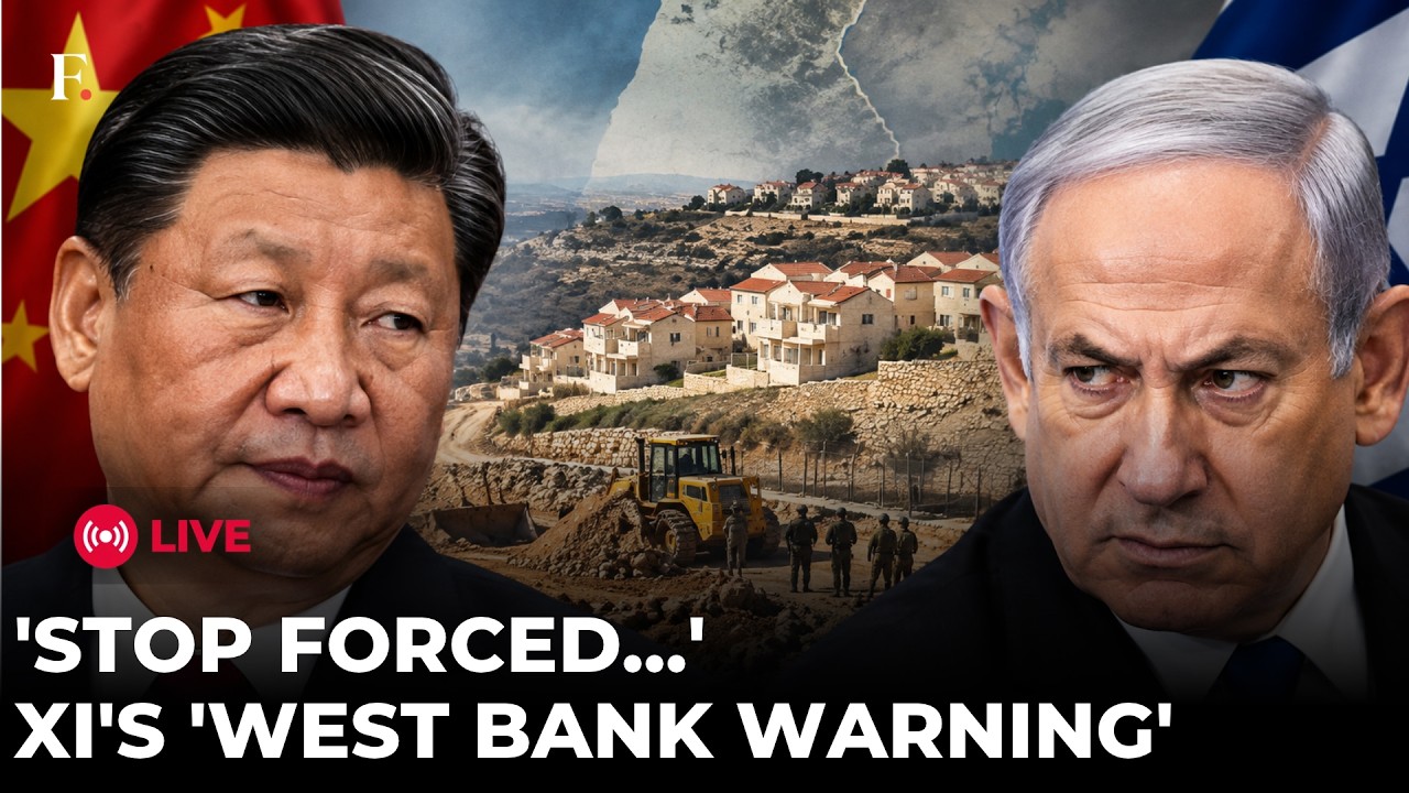 China MoFA LIVE: 'Stop Forced Establishments Of West Bank Settlements': Beijing's Message To Bibi