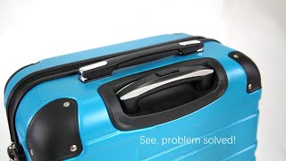 What to Do When Having Trouble Pulling Out or Pushing In the Handle of the Luggage (Handle)