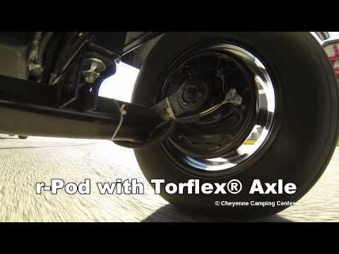 Forest River r-Pod Travel Trailer Demonstration with the Dexter Torflex© Torsion Axle Advantage