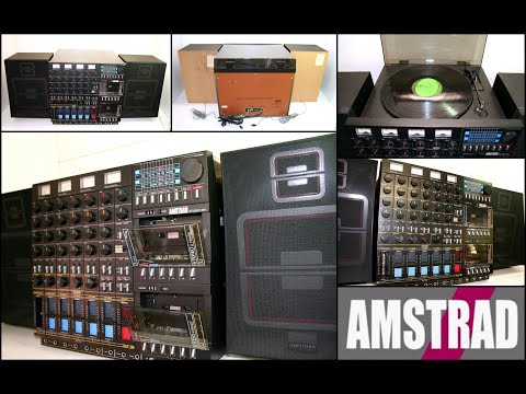 Vintage AMSTRAD Studio 100 Cassette Multi-Mixer Turntable Radio System