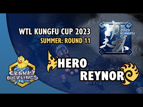 herO vs Reynor - PvZ | WTL KungFu Cup 2023: Round 11 | Open StarCraft 2 Tournament