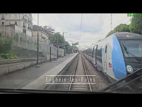 4K [Cab-ride] [Ligne H] Paris-Nord - Valmondois, en cabine d'une NAT (Z50000)