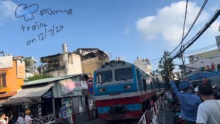 (Summer Train 2025) 4 trains run through the morning in HCMC on 12.07.2025 | VietNam Railways