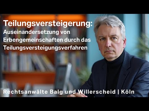 Teilungsversteigerung im Erbfall:  Was Erben wissen müssen