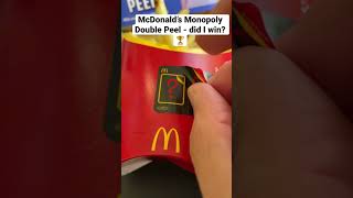 Download lagu McDonald’s Monopoly Double Peel - did I win? 🏆 mp3