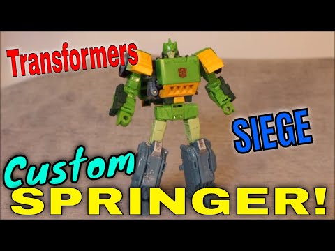 Transformers WFC Siege CUSTOM Springer - GotBot True Review NUMBER 569