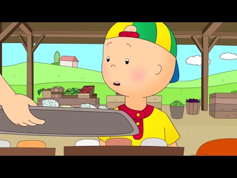 ★ Caillou at the Farmer's Market ★ Funny Animated Caillou | Cartoons for kids | Caillou