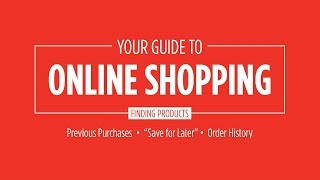Online Shopping Tutorial: Viewing Your Orders