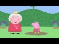 Peppa Pig Jumping In Muddy Puddles With The Queen Clip