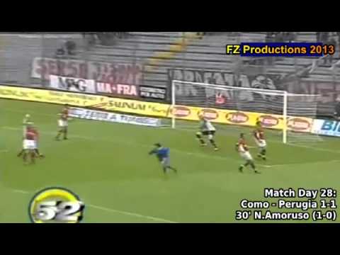 Serie A 2002-2003, day 28 Como - Perugia 1-1 (N.Amoruso goal)