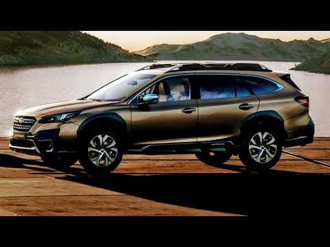 Weltbester 4x4 Antrieb: Neuer SUV Subaru Outback 2021 Black. Teilauto. Fahren. X-Mode, Leder, Luxus.