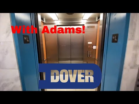 SKETCHY Dover Hydraulic Elevator @ Key Bank, Utica, NY