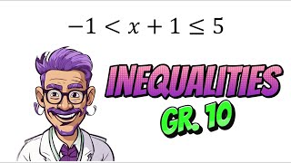 Solve for x in a double inequality (Grade 10 Math)