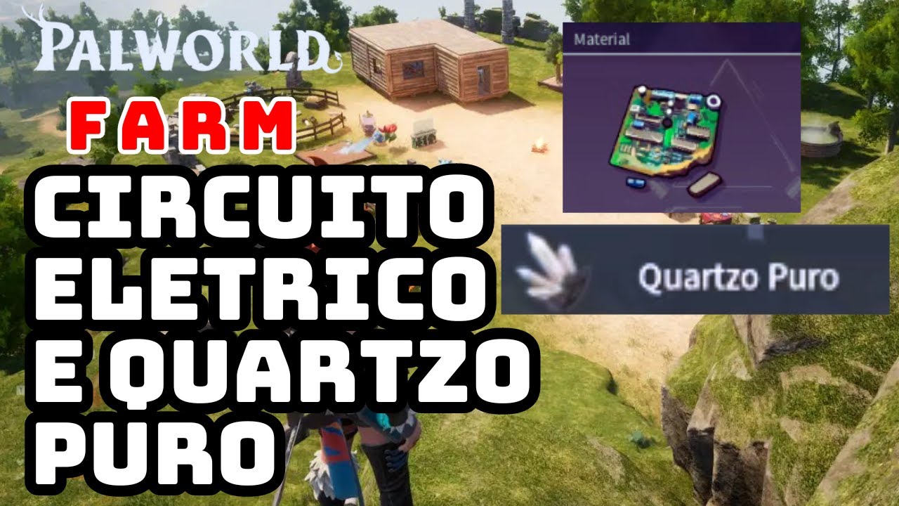 Palworld - Como pegar o Circuito Eletrico e Quartzo Puro!