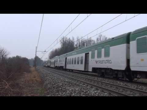 REGIONALE DI TRENORD IN TRANSITO A CARIMATE.(CO) 11 - 2 - 2017