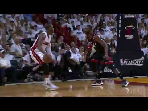 Kyle Lowry & Dwyane Wade Duel in Miami