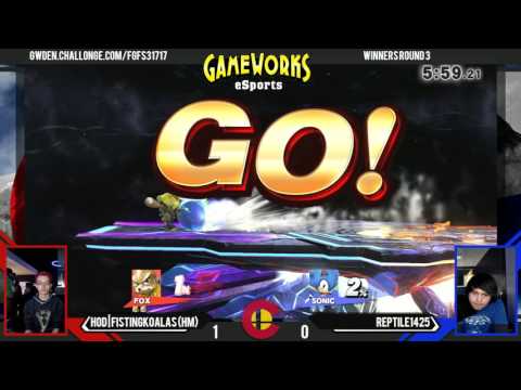 HoD | Fisting Koalas (Fox) Vs. Reptile1425 (Sonic) - WR3