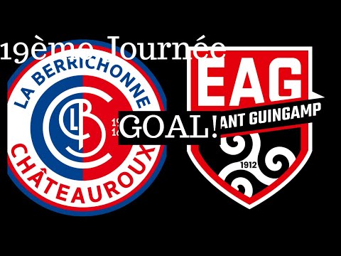 Châteauroux - Guingamp [0-(2)] (Goal 16') by Ronny Rodelin