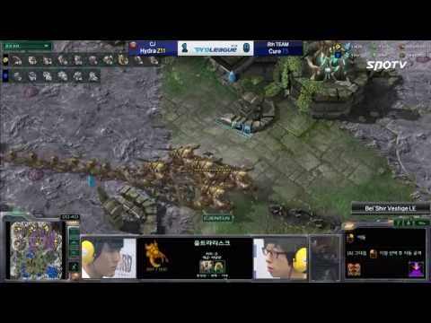 [0513] Hydra (CJ) vs. Cure (8th)  ZvT  2 SET  Bel'Shir Vestige -Starcraft2,esportstv,SPL
