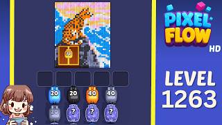 Pixel Flow Level 1263 Solution Walkthrough