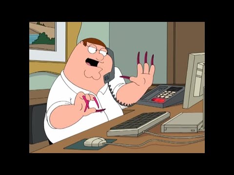 Family Guy - Peter's acrylic nails