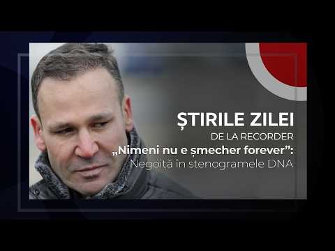 6 FEBRUARIE 2026. „Nimeni nu e șmecher forever”: Negoiță în stenogramele DNA
