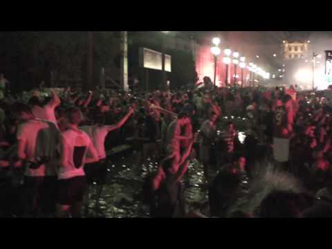 FIFA World Cup Final 2010: Plaza España, Barcelona