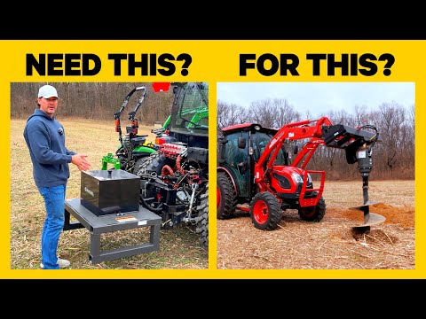 HOW TO USE HYDRAULIC-POWERED ATTACHMENTS ON A TRACTOR 🧑‍🌾🚜