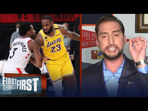 Nick Wright talks Raptors and why he isn't worried about the Lakers | NBA | FIRST THINGS FIRST