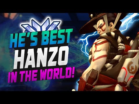 WRAXU INSANE HANZO! 50 ELIMS! [ OVERWATCH SEASON 11 TOP 500 ]