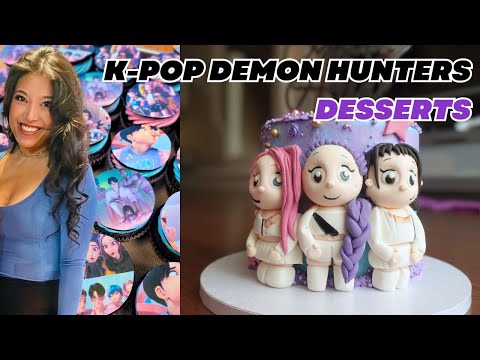 Making All The K-Pop Demon Hunters Desserts My Daughter Wanted for Her Birthday