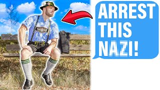 HOA Karen ATTACKS Me For Wearing Traditional German Clothes! Claims I