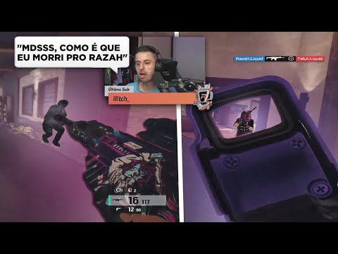 RAZAH DESTRUINDO O PALUH E IMITANDO O CHORO DELE KKKKKKKK