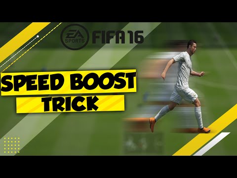 FIFA 16 SECRET SPEED BOOST TUTORIAL -  SPECIAL PACE BOOST GLITCH